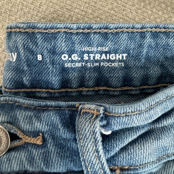 OLD NAVY HIGH RISE O.G. STRAIGHT - Picture 4 of 4